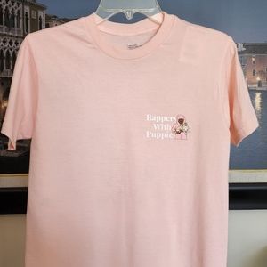 Rappers with Puppies DOG LIMITED Size S - Pink - Short Sleeve T Shirt